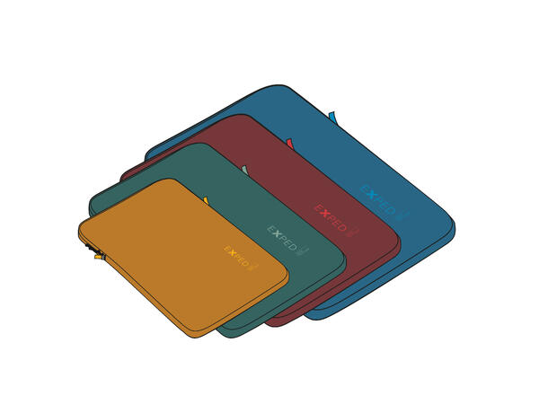 Exped Case Padded burgundy  23 x 16 x 9 cm 